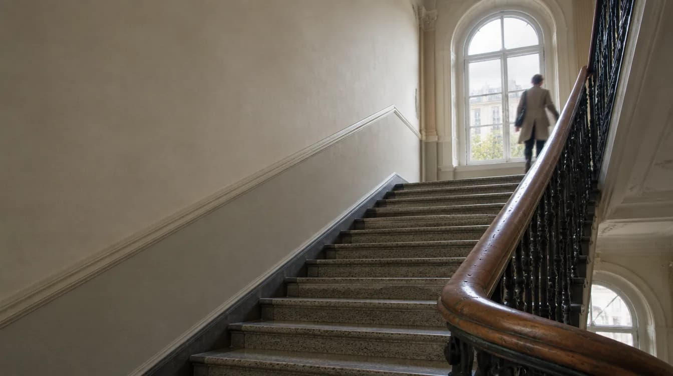 Treppenhaus in einem Verwaltungsgebäude